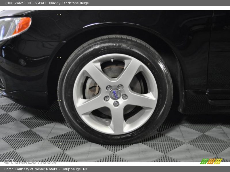 Black / Sandstone Beige 2008 Volvo S80 T6 AWD