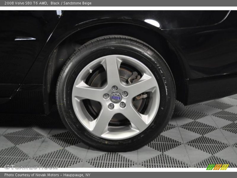 Black / Sandstone Beige 2008 Volvo S80 T6 AWD