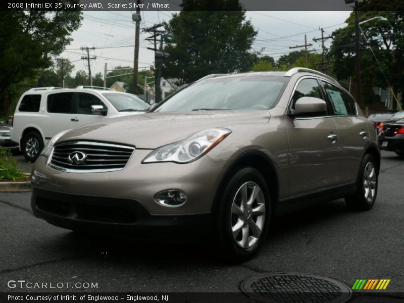 Scarlet Silver / Wheat 2008 Infiniti EX 35 Journey AWD