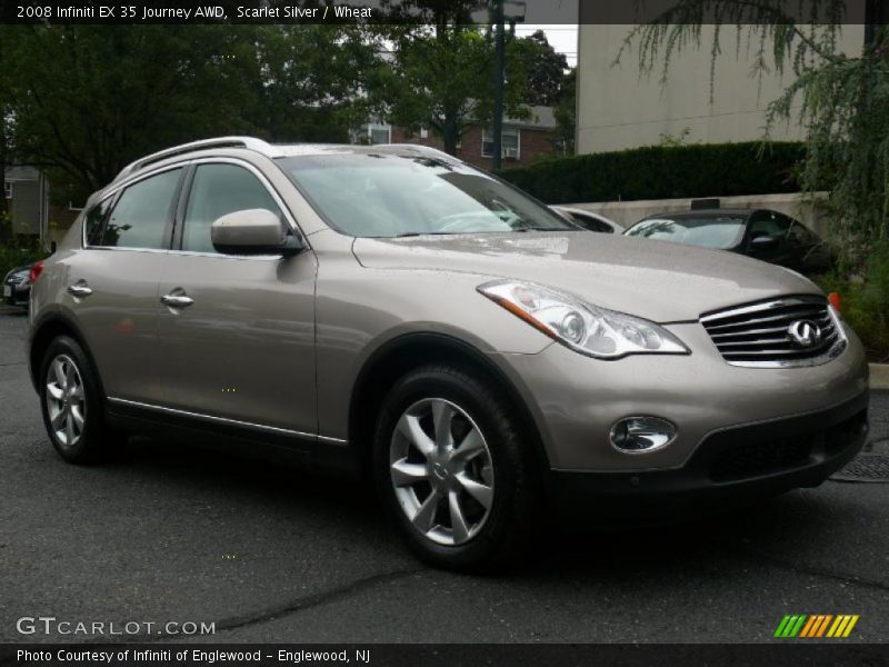 Scarlet Silver / Wheat 2008 Infiniti EX 35 Journey AWD