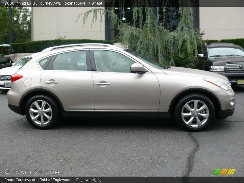 Scarlet Silver / Wheat 2008 Infiniti EX 35 Journey AWD