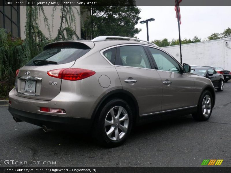 Scarlet Silver / Wheat 2008 Infiniti EX 35 Journey AWD