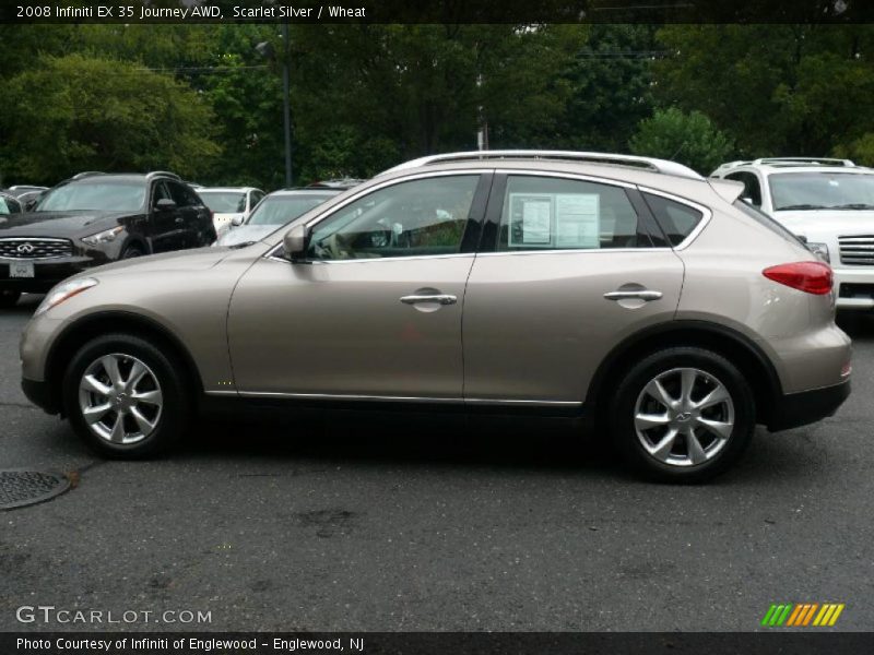 Scarlet Silver / Wheat 2008 Infiniti EX 35 Journey AWD
