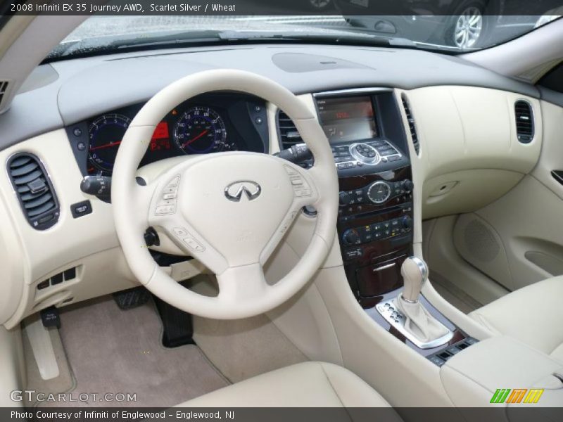 Scarlet Silver / Wheat 2008 Infiniti EX 35 Journey AWD