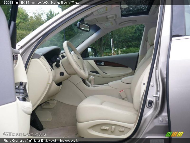 Scarlet Silver / Wheat 2008 Infiniti EX 35 Journey AWD