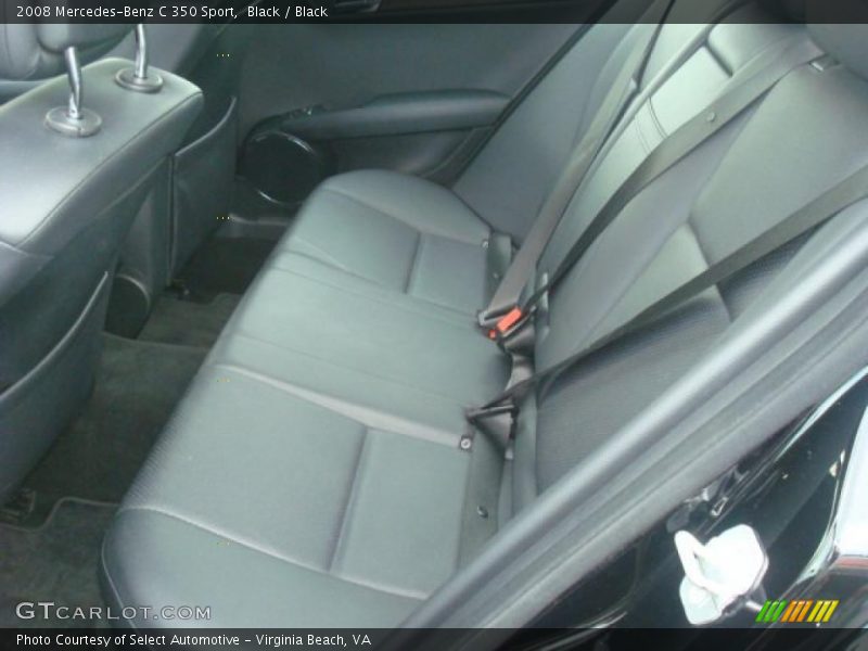 Black / Black 2008 Mercedes-Benz C 350 Sport