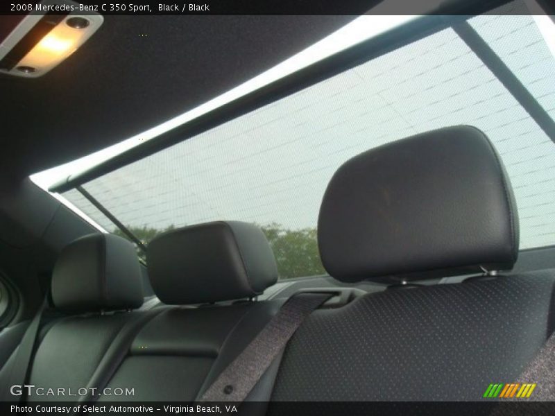Black / Black 2008 Mercedes-Benz C 350 Sport