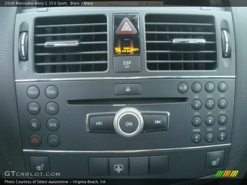 Black / Black 2008 Mercedes-Benz C 350 Sport