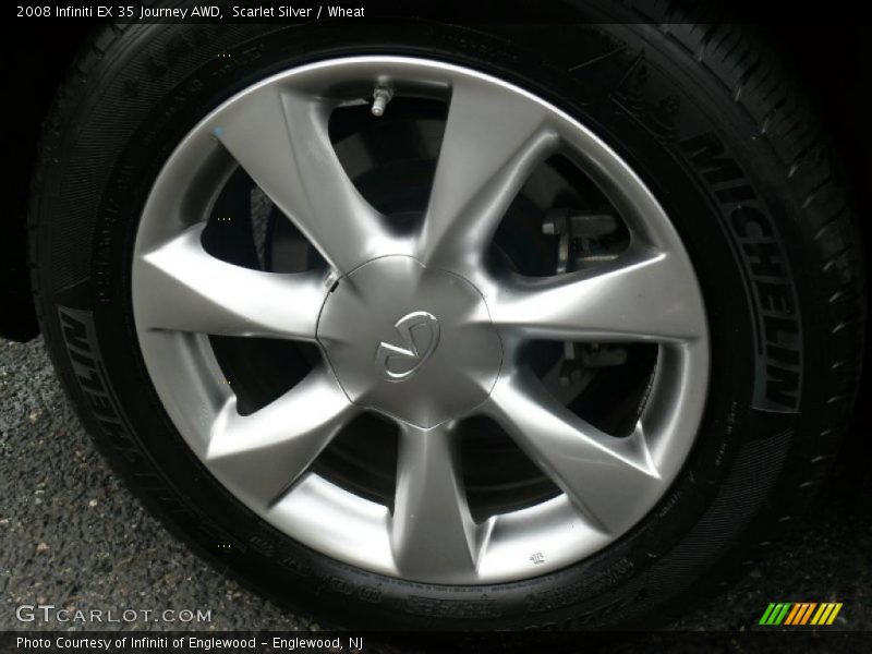 Scarlet Silver / Wheat 2008 Infiniti EX 35 Journey AWD