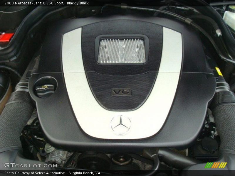 Black / Black 2008 Mercedes-Benz C 350 Sport