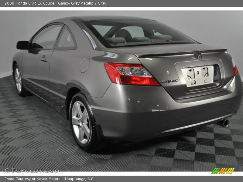 Galaxy Gray Metallic / Gray 2008 Honda Civic EX Coupe