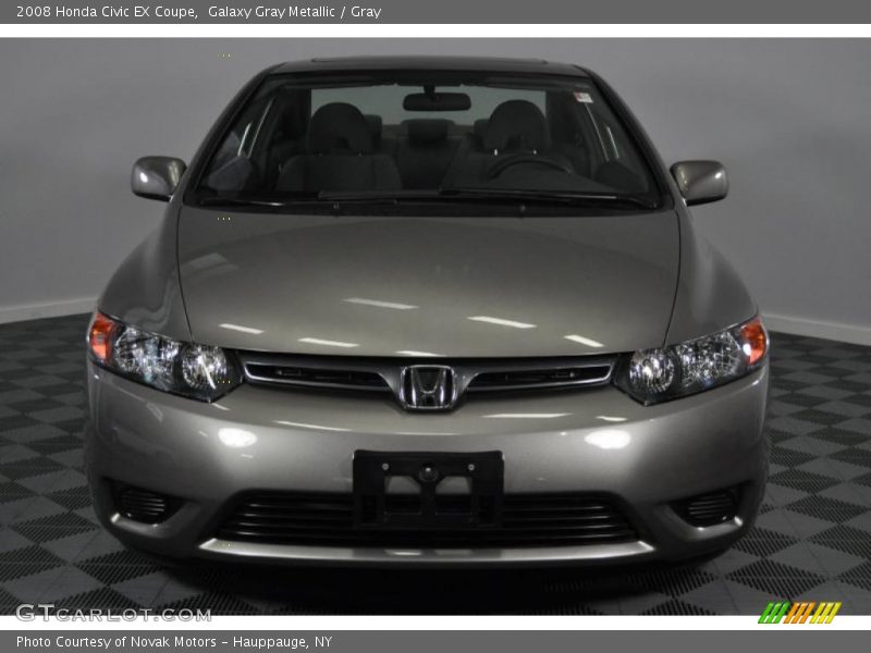 Galaxy Gray Metallic / Gray 2008 Honda Civic EX Coupe