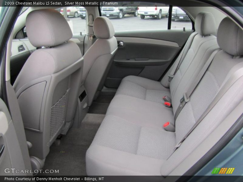 Silver Moss Metallic / Titanium 2009 Chevrolet Malibu LS Sedan