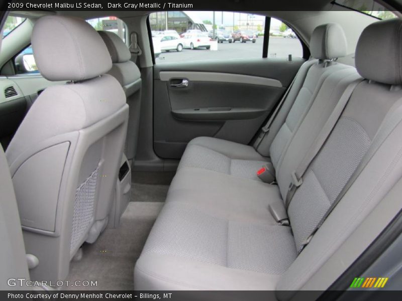 Dark Gray Metallic / Titanium 2009 Chevrolet Malibu LS Sedan