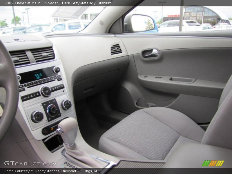 Dark Gray Metallic / Titanium 2009 Chevrolet Malibu LS Sedan