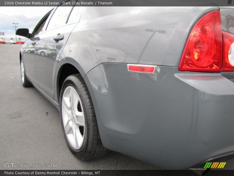 Dark Gray Metallic / Titanium 2009 Chevrolet Malibu LS Sedan