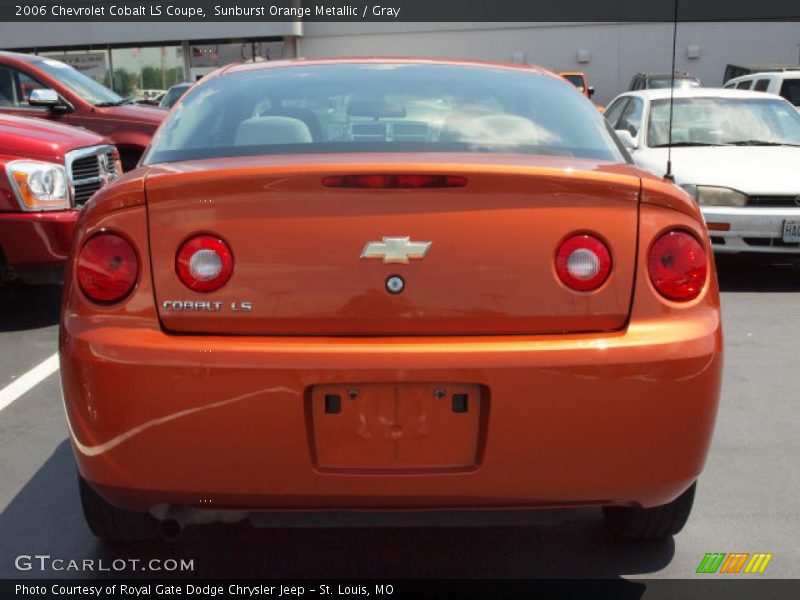Sunburst Orange Metallic / Gray 2006 Chevrolet Cobalt LS Coupe