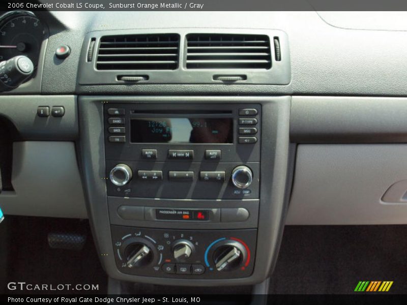 Sunburst Orange Metallic / Gray 2006 Chevrolet Cobalt LS Coupe