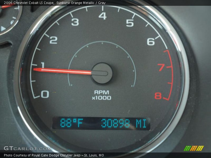 Sunburst Orange Metallic / Gray 2006 Chevrolet Cobalt LS Coupe