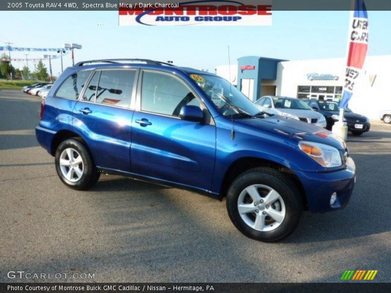 Spectra Blue Mica / Dark Charcoal 2005 Toyota RAV4 4WD