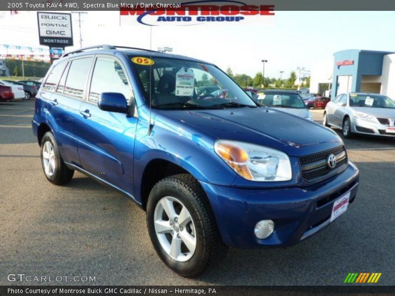 Spectra Blue Mica / Dark Charcoal 2005 Toyota RAV4 4WD