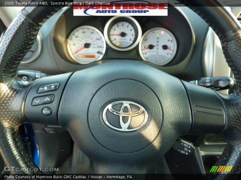 Spectra Blue Mica / Dark Charcoal 2005 Toyota RAV4 4WD