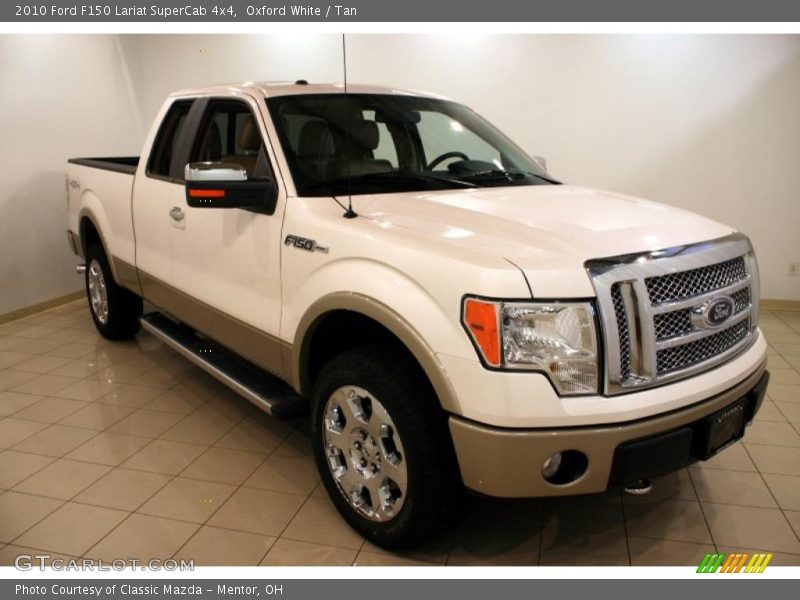 Oxford White / Tan 2010 Ford F150 Lariat SuperCab 4x4