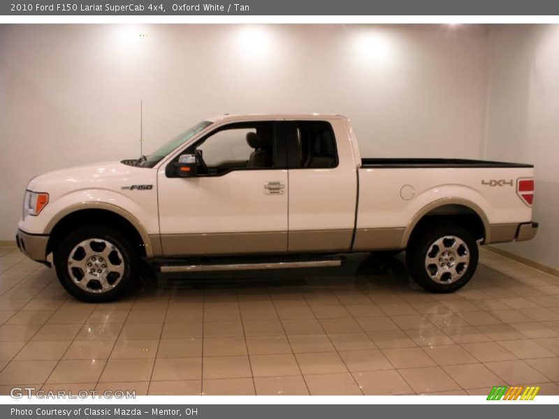 Oxford White / Tan 2010 Ford F150 Lariat SuperCab 4x4