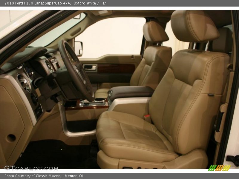 Oxford White / Tan 2010 Ford F150 Lariat SuperCab 4x4