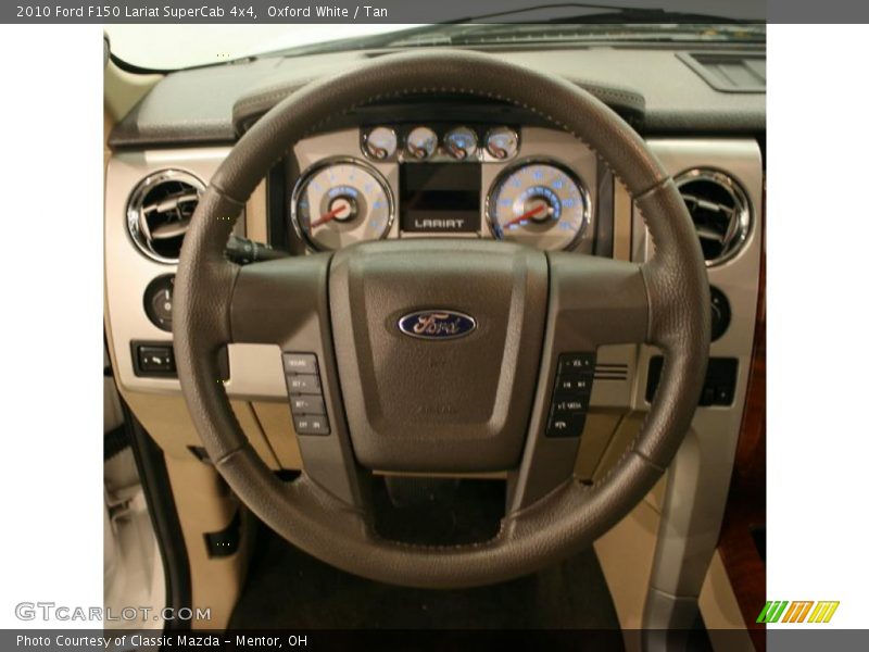 Oxford White / Tan 2010 Ford F150 Lariat SuperCab 4x4
