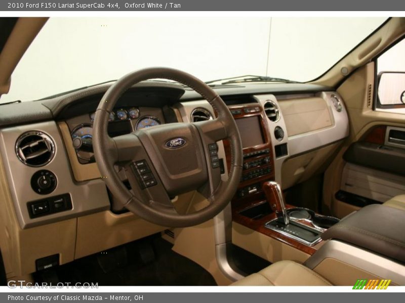 Oxford White / Tan 2010 Ford F150 Lariat SuperCab 4x4