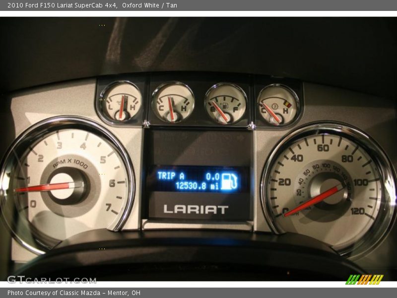 Oxford White / Tan 2010 Ford F150 Lariat SuperCab 4x4
