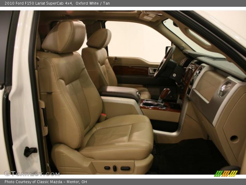 Oxford White / Tan 2010 Ford F150 Lariat SuperCab 4x4