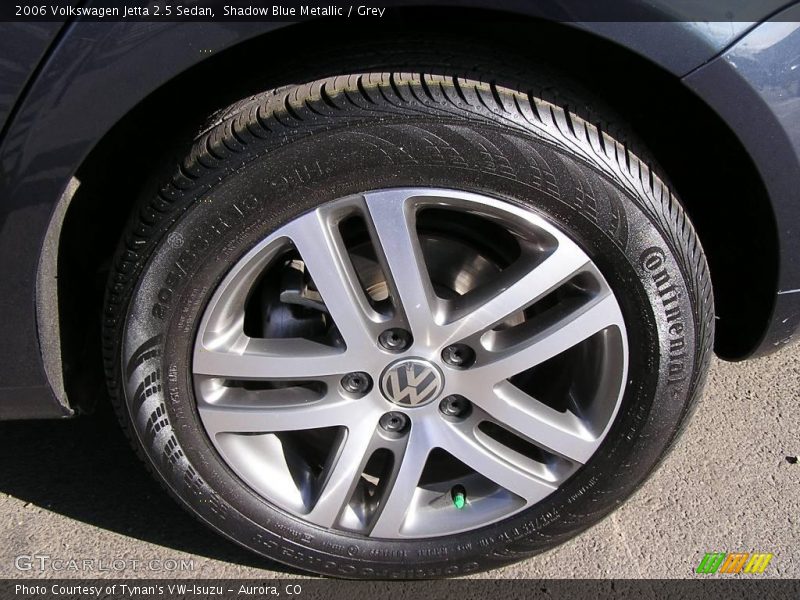 Shadow Blue Metallic / Grey 2006 Volkswagen Jetta 2.5 Sedan