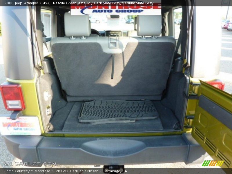 Rescue Green Metallic / Dark Slate Gray/Medium Slate Gray 2008 Jeep Wrangler X 4x4