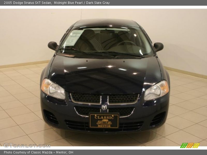 Midnight Blue Pearl / Dark Slate Gray 2005 Dodge Stratus SXT Sedan