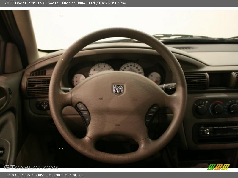 Midnight Blue Pearl / Dark Slate Gray 2005 Dodge Stratus SXT Sedan