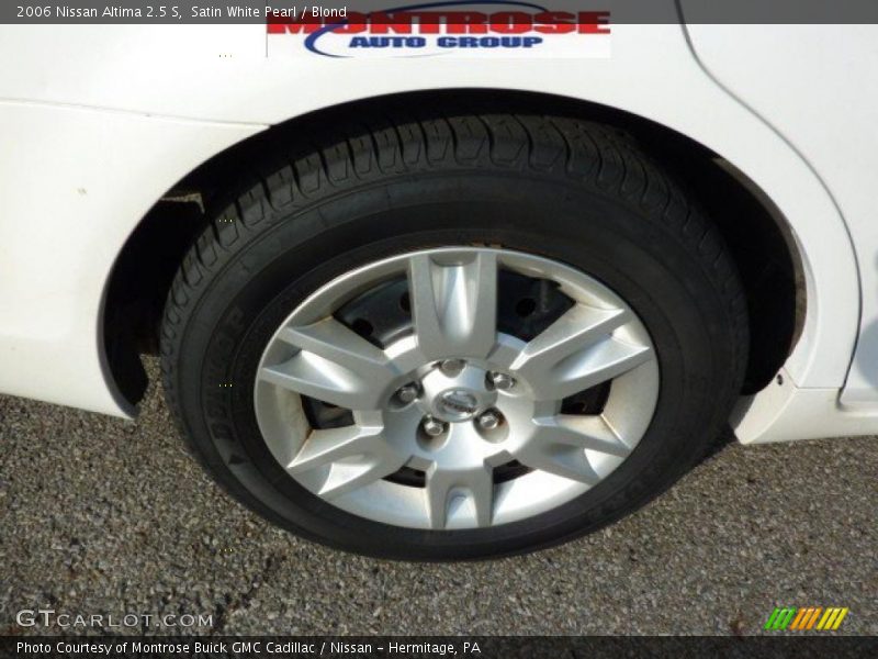 Satin White Pearl / Blond 2006 Nissan Altima 2.5 S