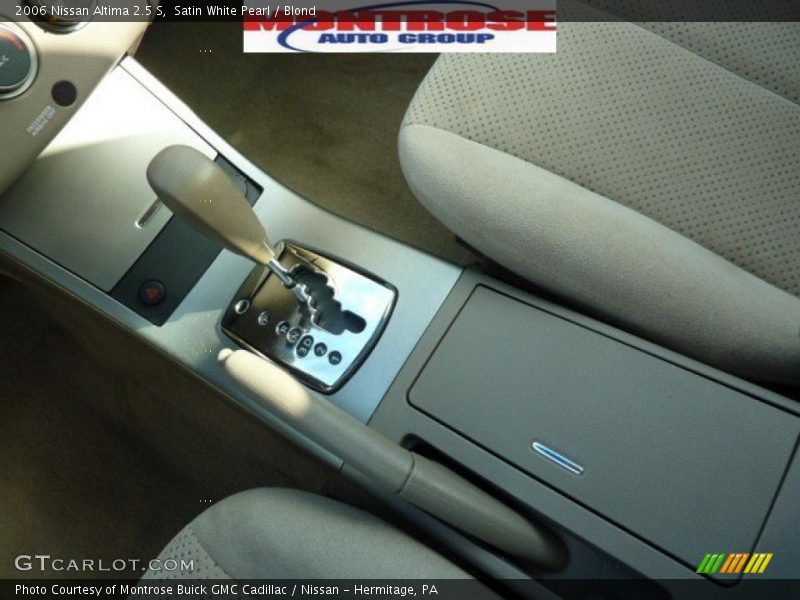 Satin White Pearl / Blond 2006 Nissan Altima 2.5 S