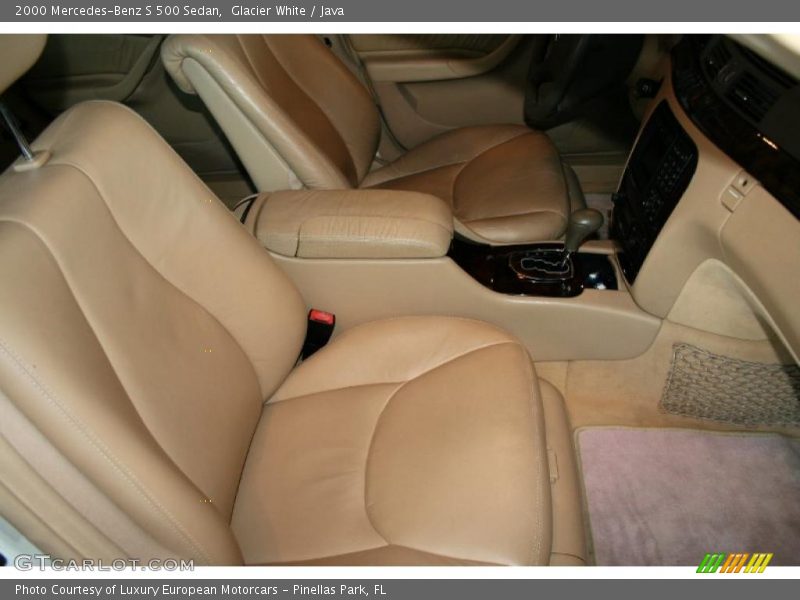 Glacier White / Java 2000 Mercedes-Benz S 500 Sedan