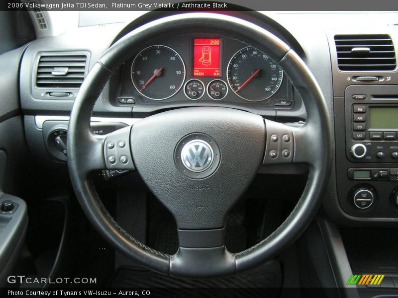 Platinum Grey Metallic / Anthracite Black 2006 Volkswagen Jetta TDI Sedan