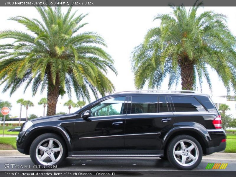 Black / Black 2008 Mercedes-Benz GL 550 4Matic