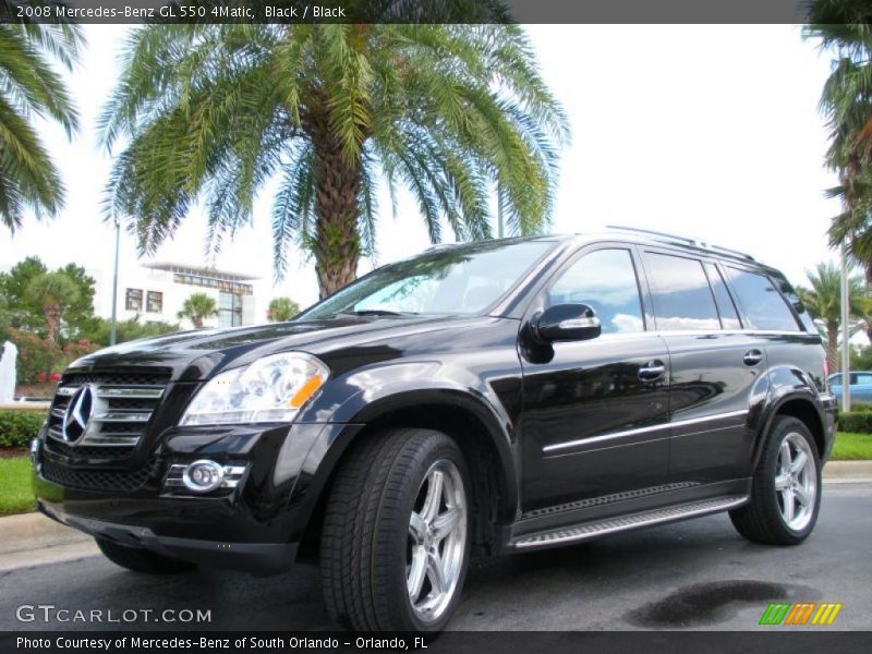 Black / Black 2008 Mercedes-Benz GL 550 4Matic