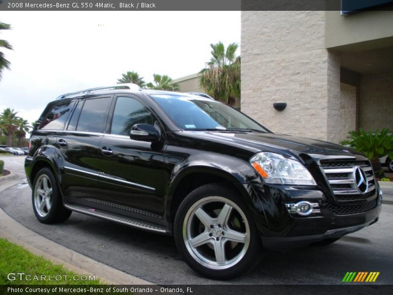 Black / Black 2008 Mercedes-Benz GL 550 4Matic