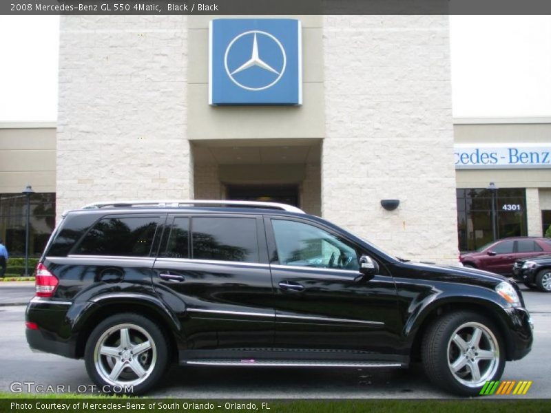 Black / Black 2008 Mercedes-Benz GL 550 4Matic