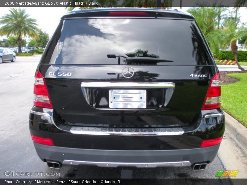 Black / Black 2008 Mercedes-Benz GL 550 4Matic