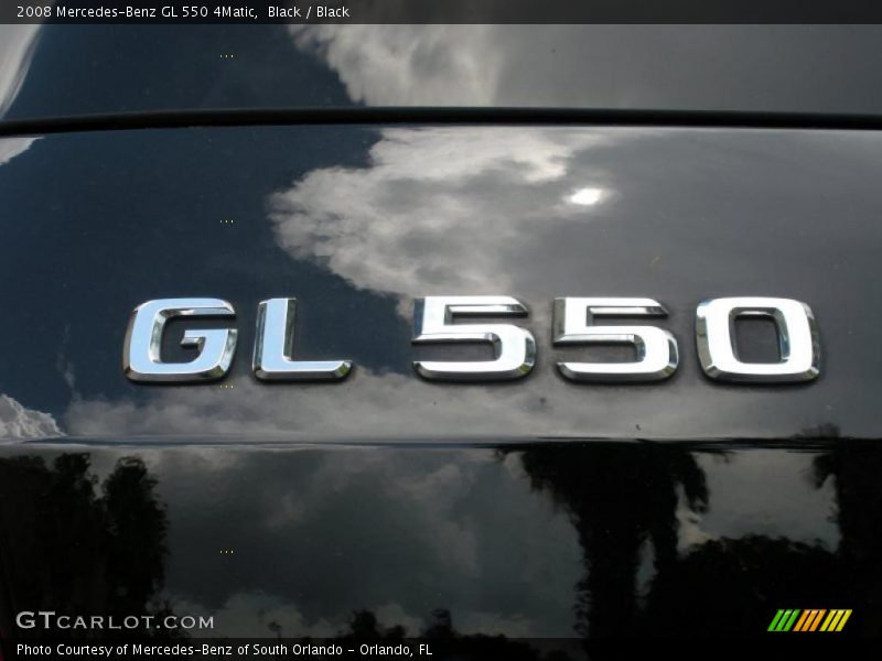 Black / Black 2008 Mercedes-Benz GL 550 4Matic