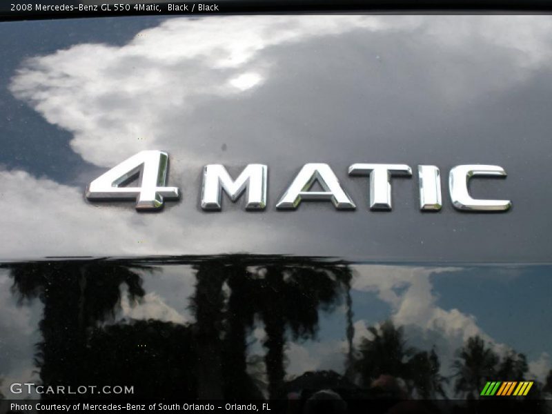 Black / Black 2008 Mercedes-Benz GL 550 4Matic
