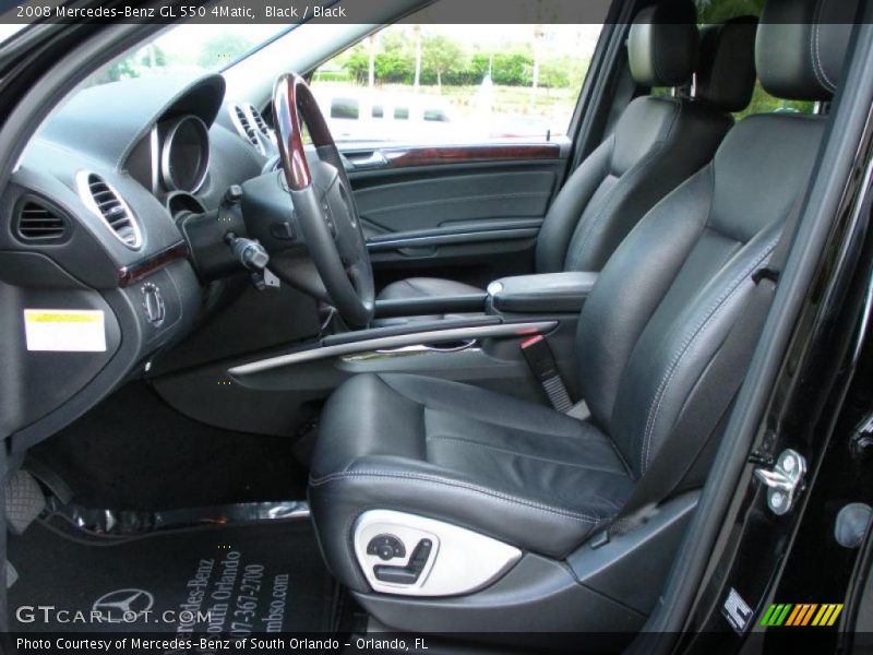 Black / Black 2008 Mercedes-Benz GL 550 4Matic