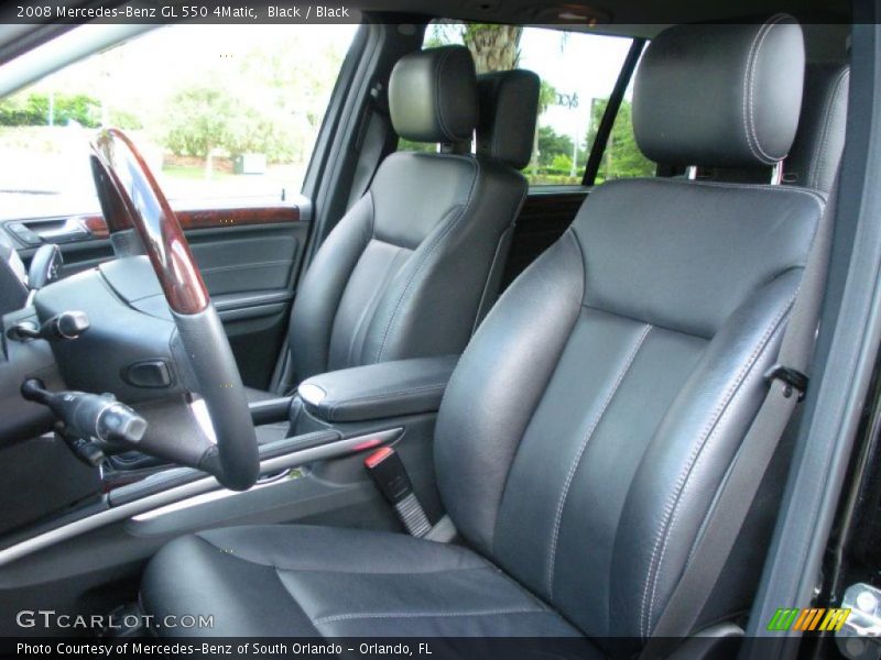 Black / Black 2008 Mercedes-Benz GL 550 4Matic